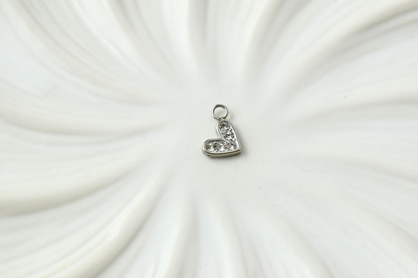 Silver Sparkle Heart
