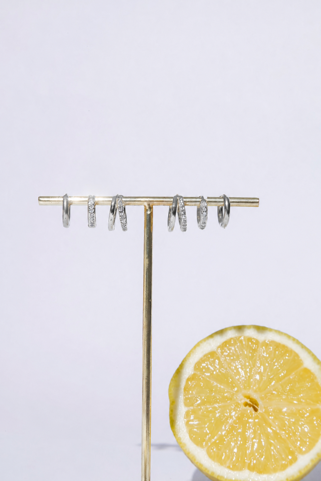 The Luxe Stack Earrings Silver ✨