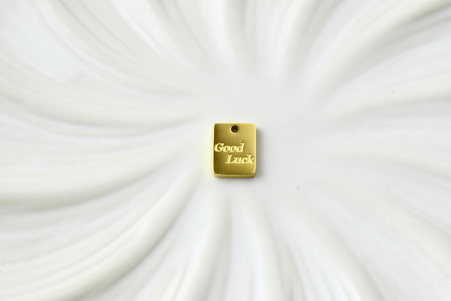 Gold Good Luck Charm