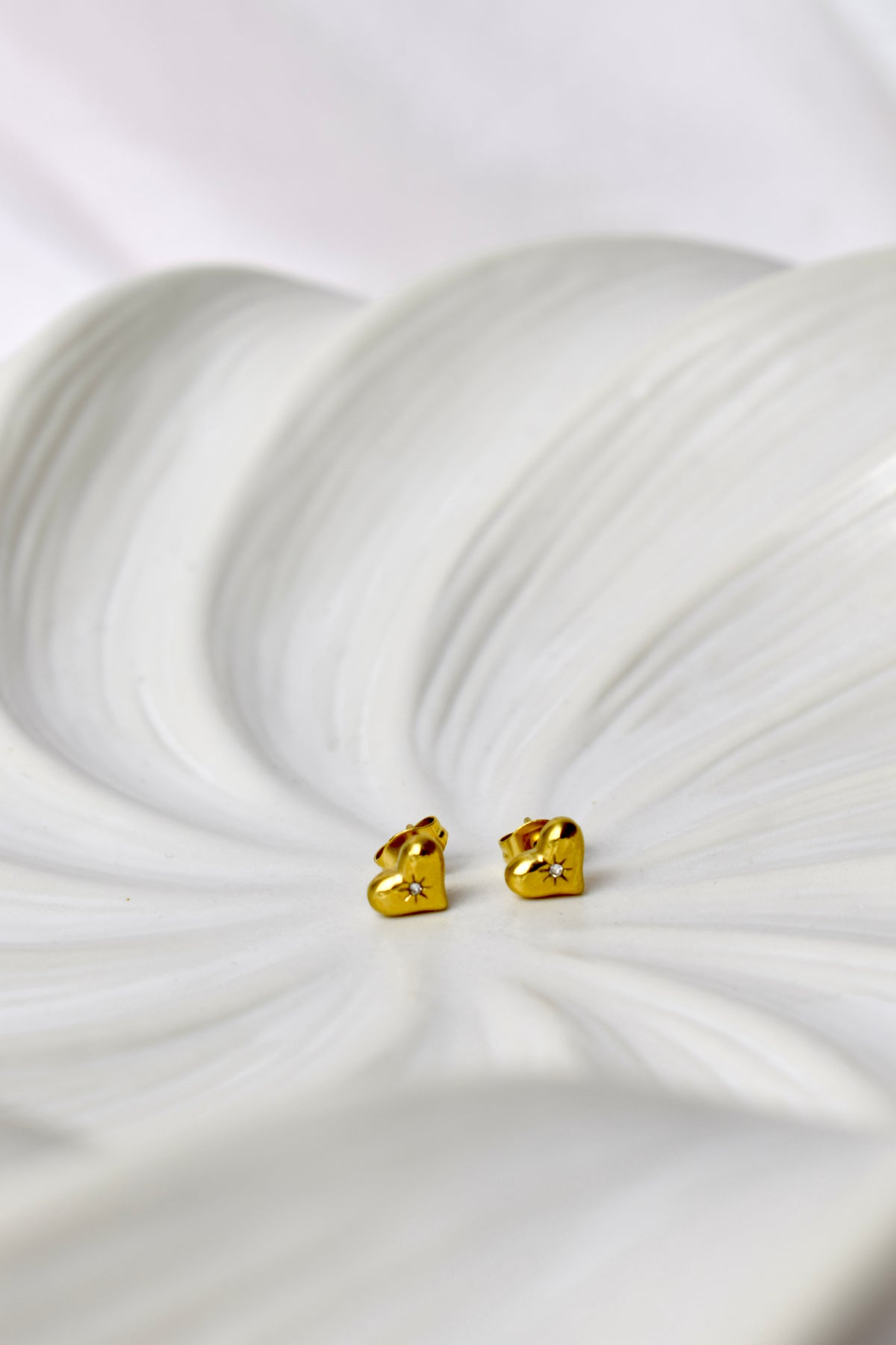 The Classic Heart Studs