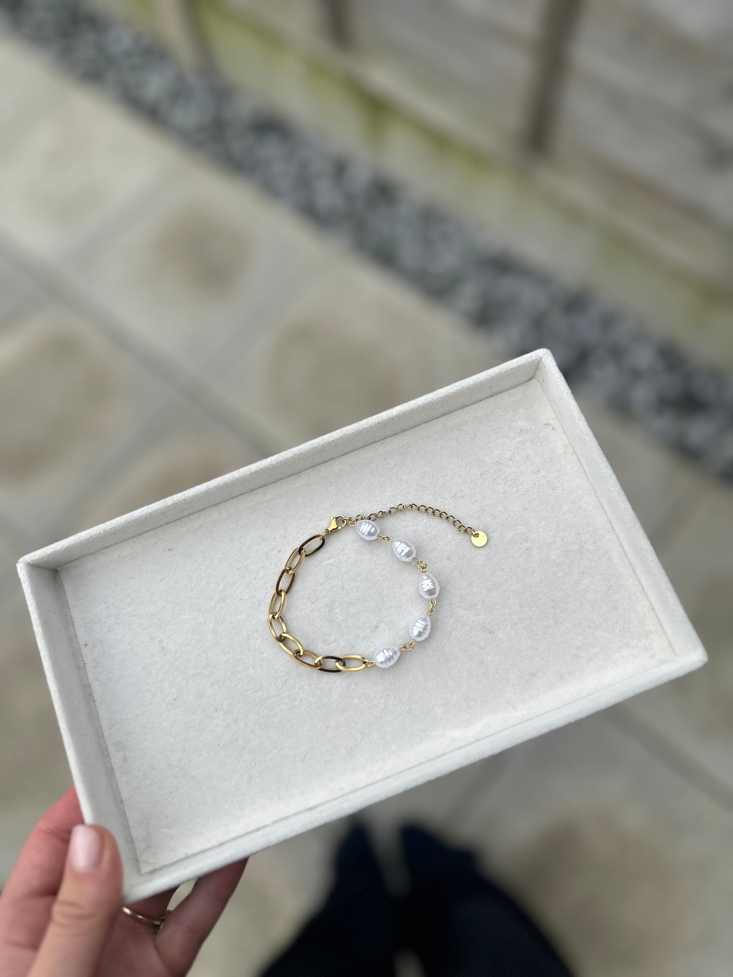 Pearl Link Bracelet Chain