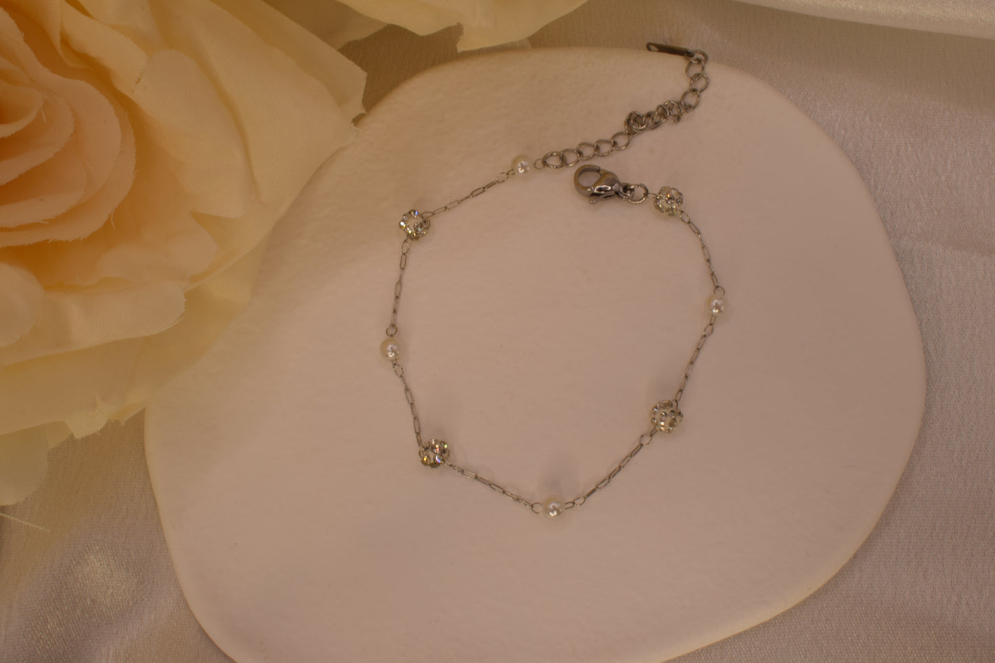 Pearl Promise Bracelet Silver