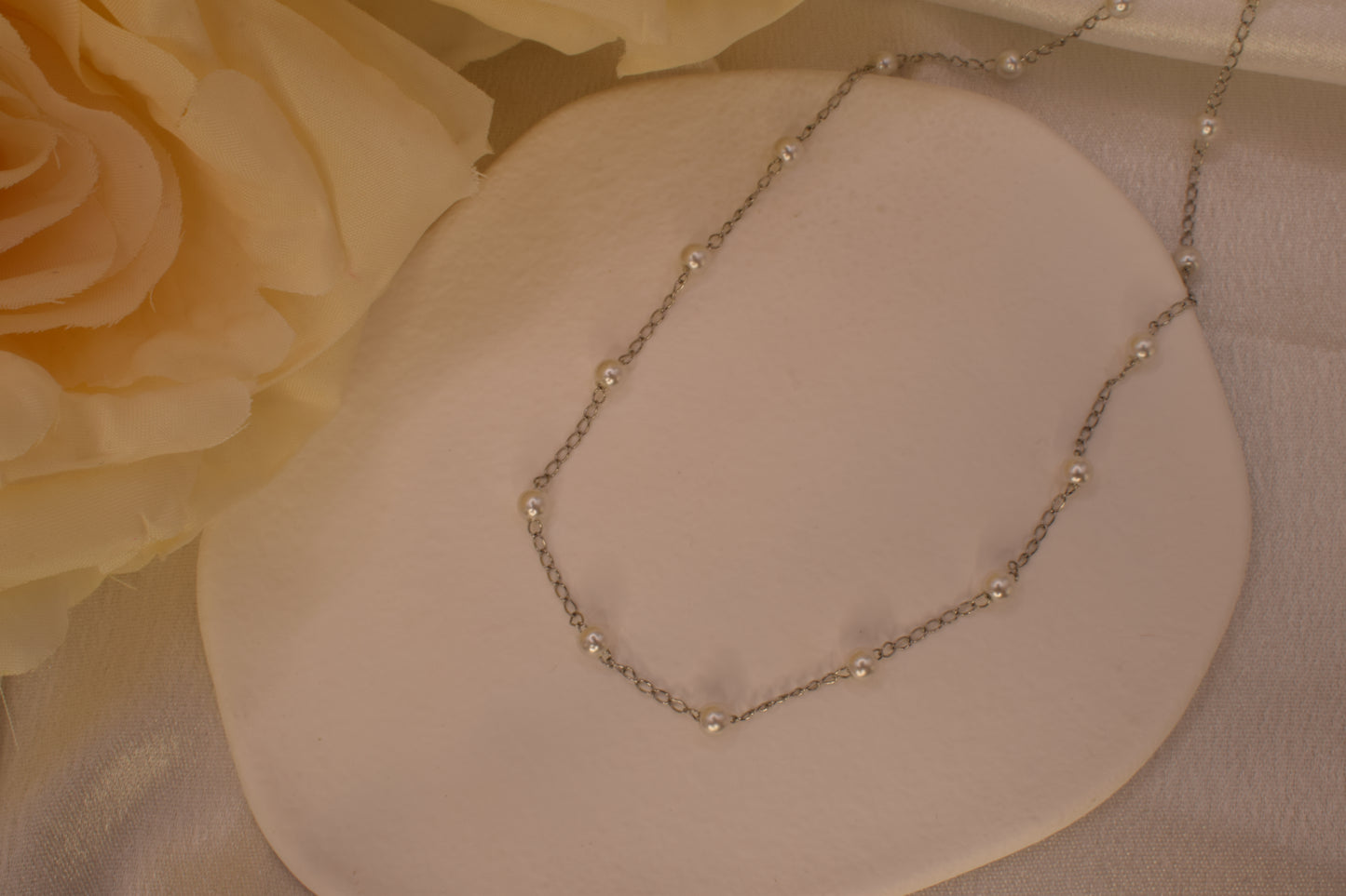 Pearl Muse Necklace Silver