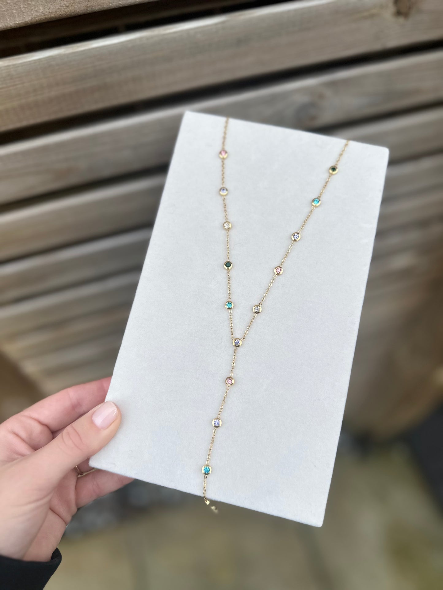 Sunset Y Necklace