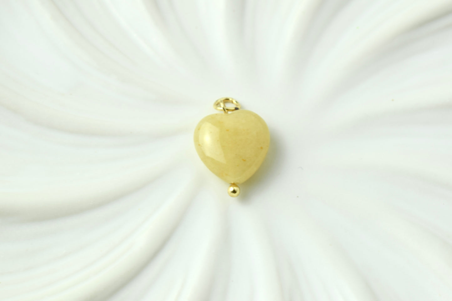 Glass Heart Gold