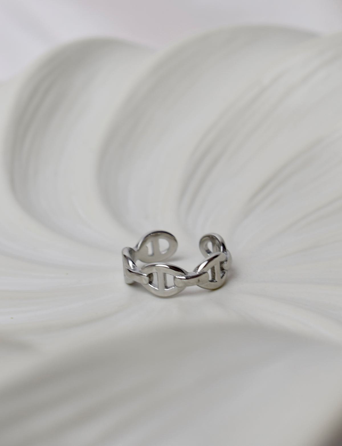 Aura Loop Ring Silver