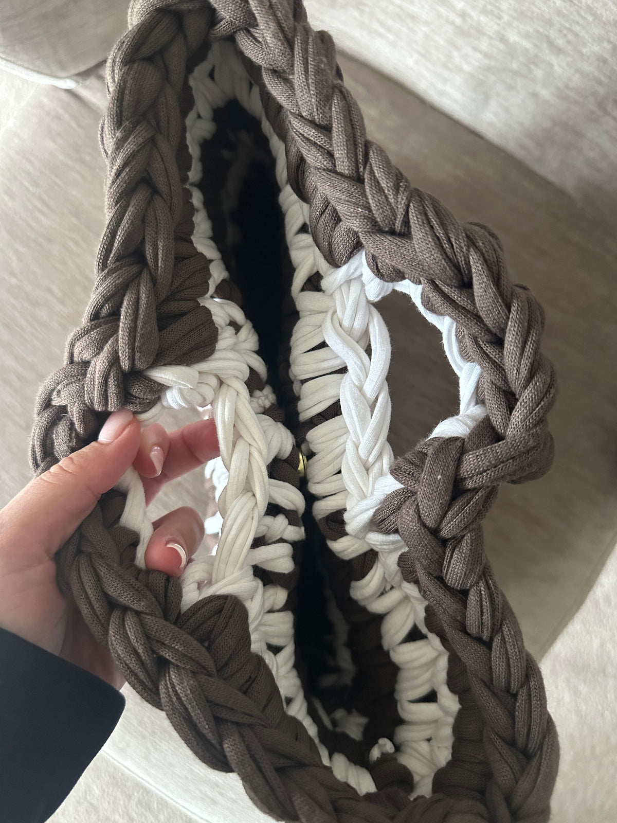 Mocha Swirl Clutch