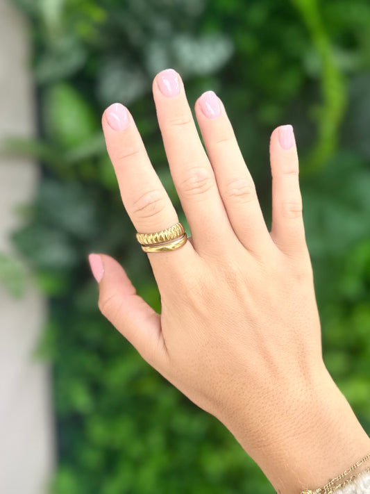 Molten Band Ring