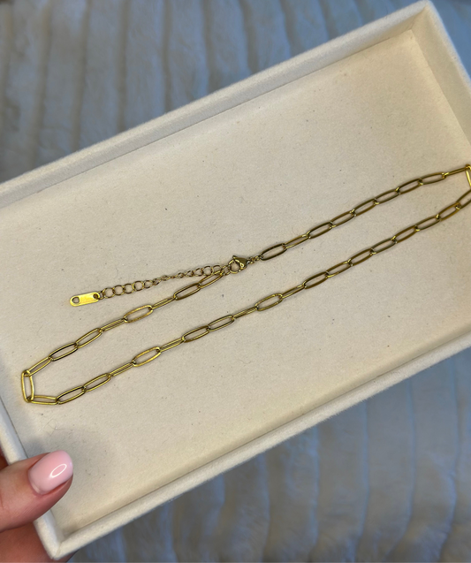 Gold Necklace Chain Medium links