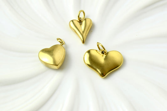 Large Hearts Gold