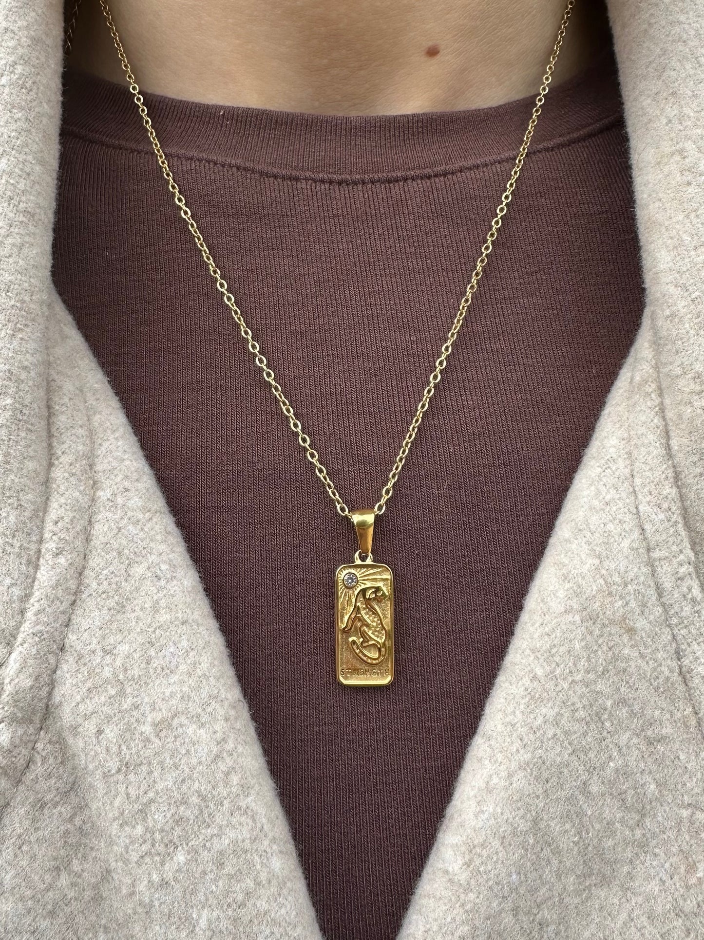 Strength Necklace Gold