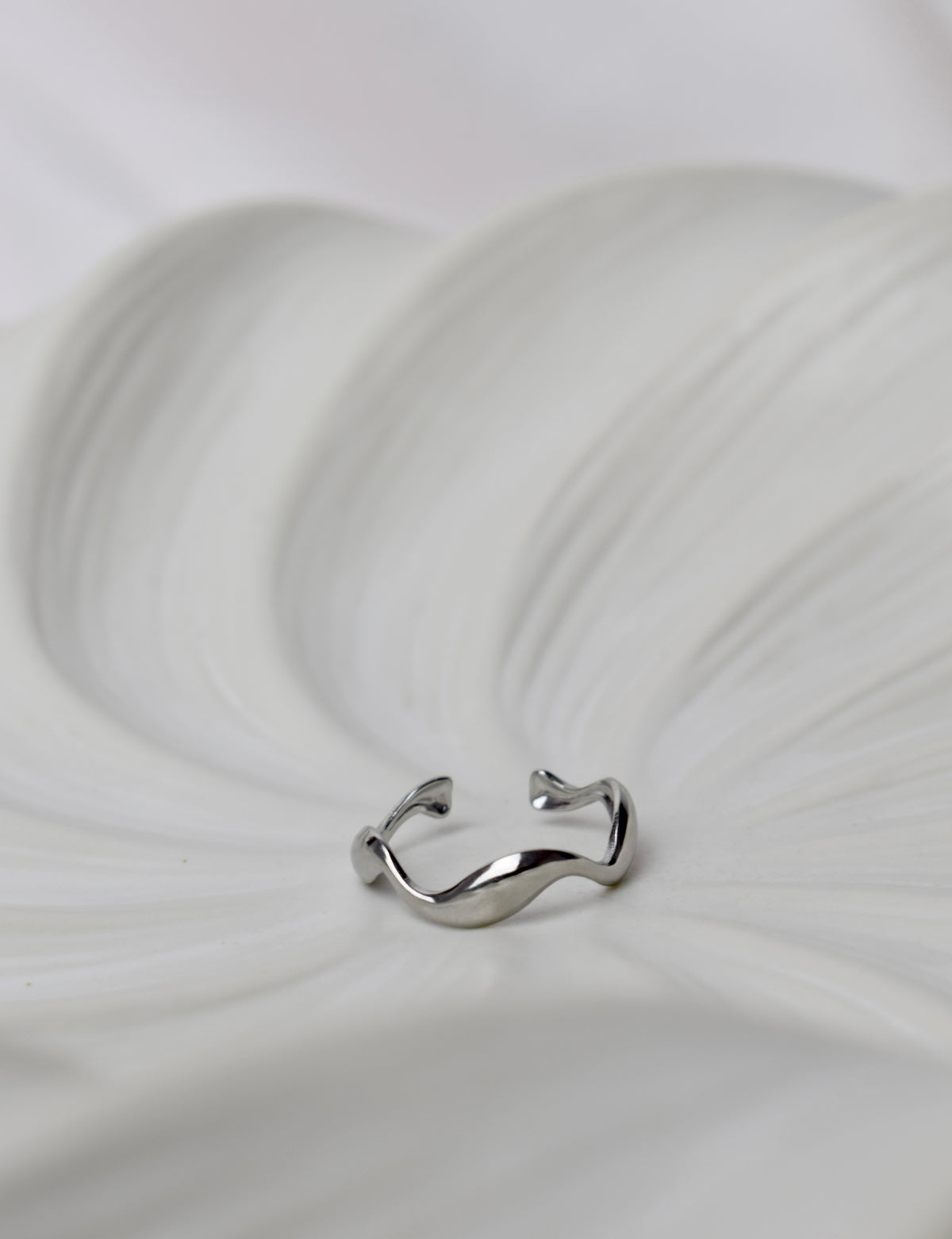 Halo Bloom Ring Silver