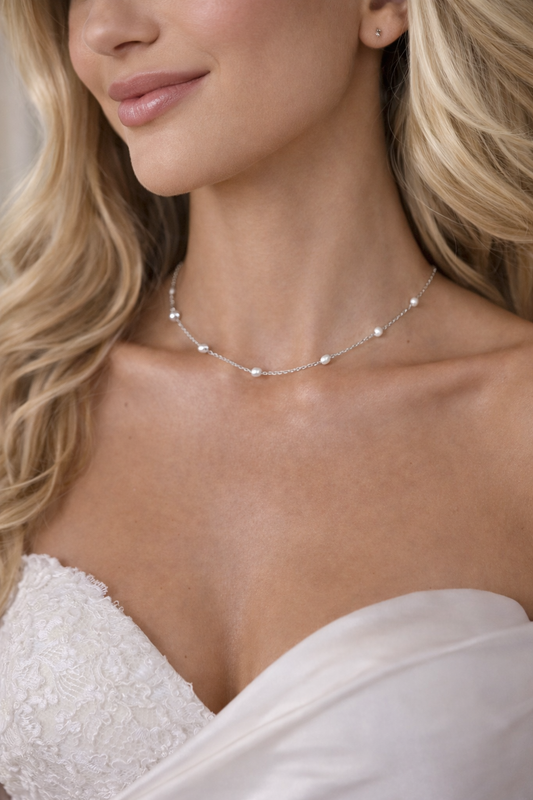 Pearl Muse Necklace Silver