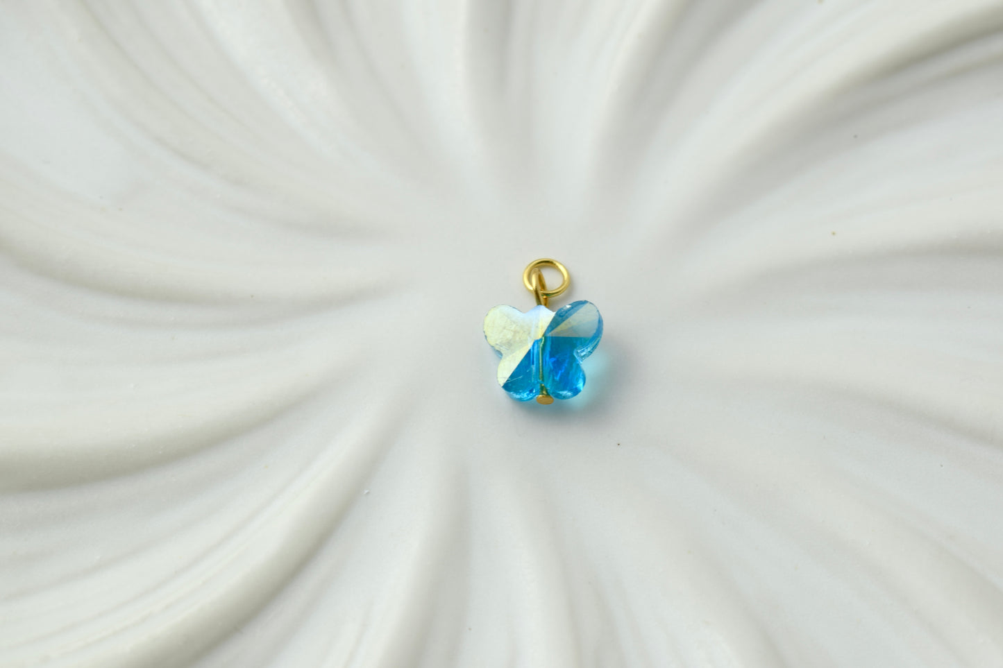 Gold Blue Butterfly