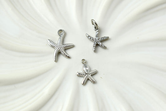 Small Starfish Silver