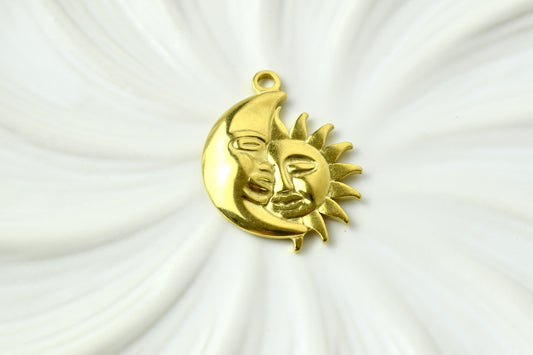 Large Sun & Moon Gold