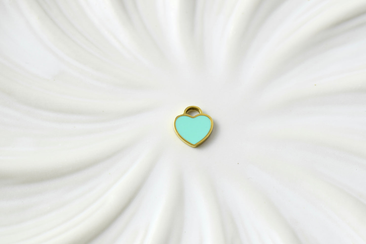 Small Pink & Green Heart