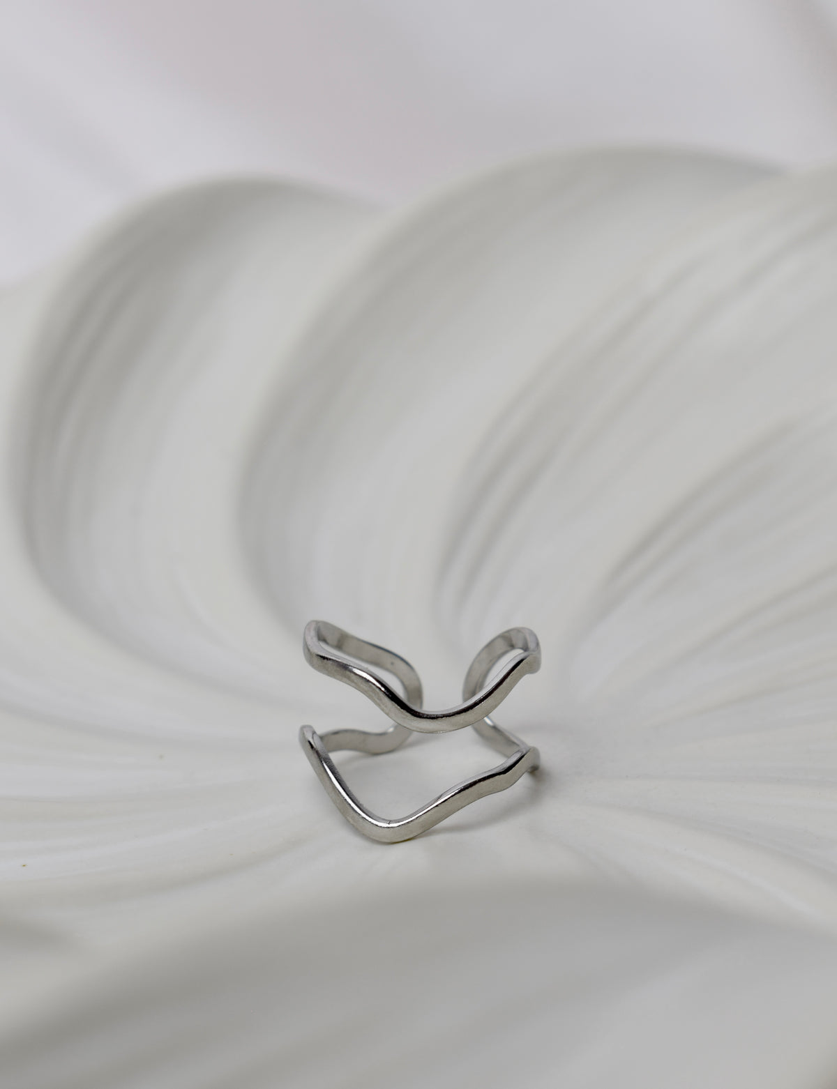 Wave Ring Silver
