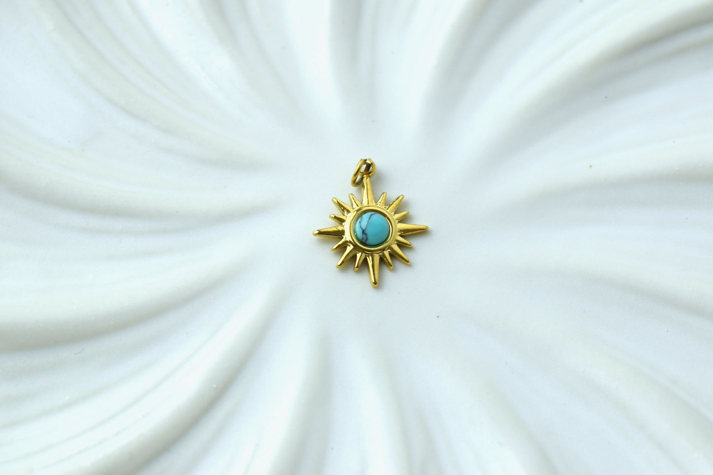 Coloured Pointed Charm