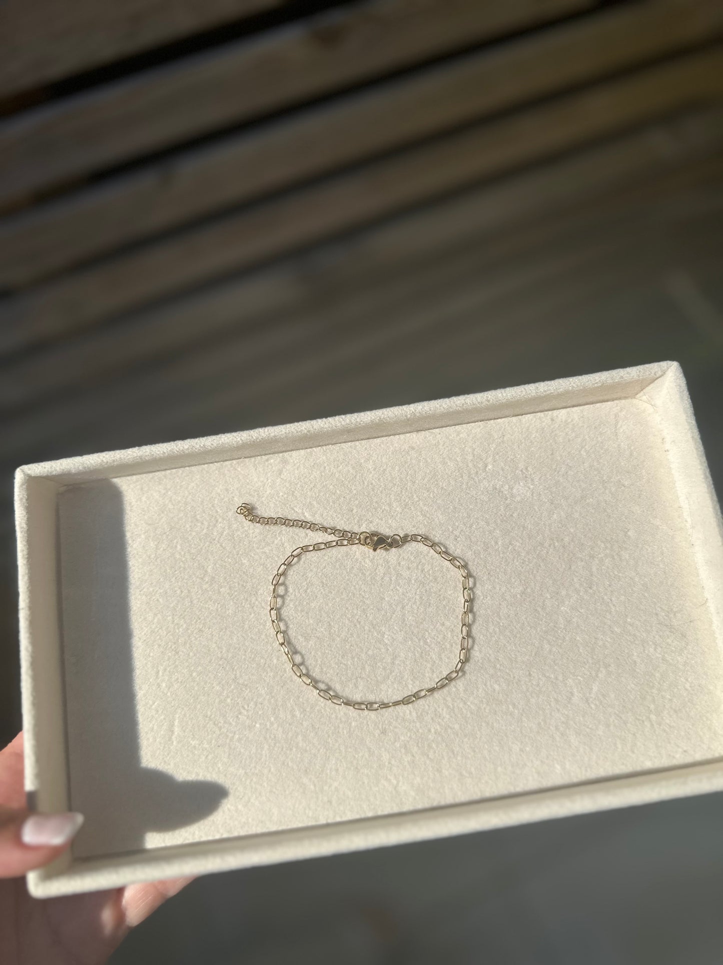 Extra Small Links Bracelet Chain Gold