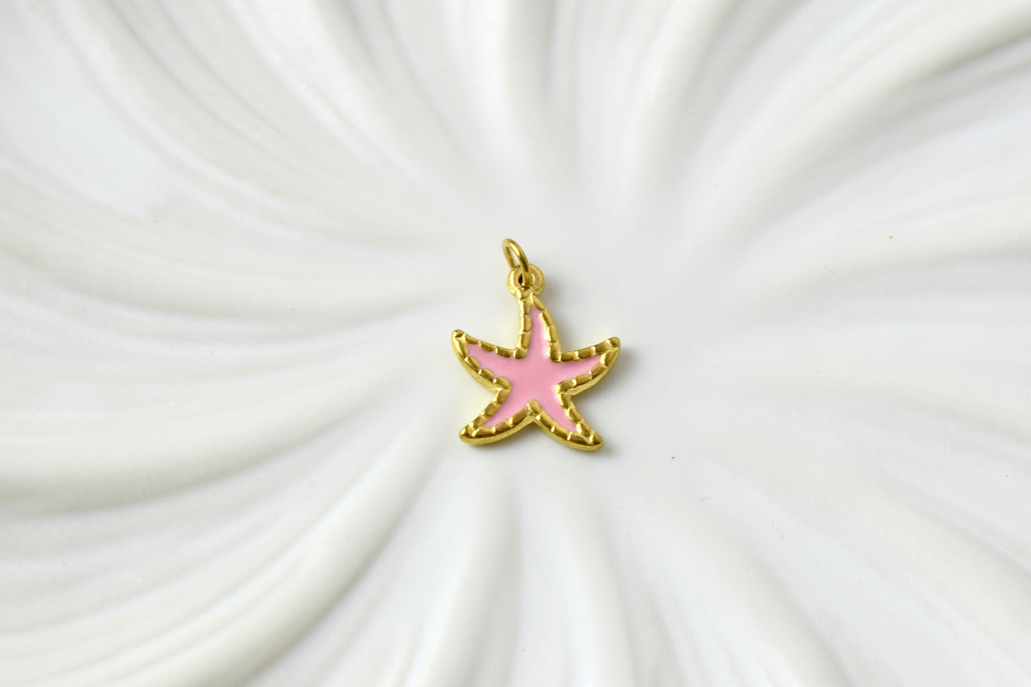 Small Coloured Starfish Gold