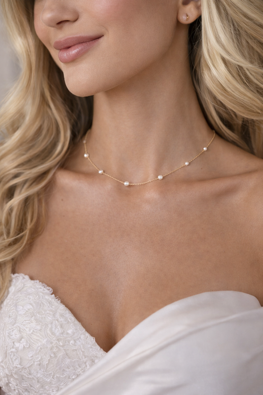 Pearl Muse Necklace Gold