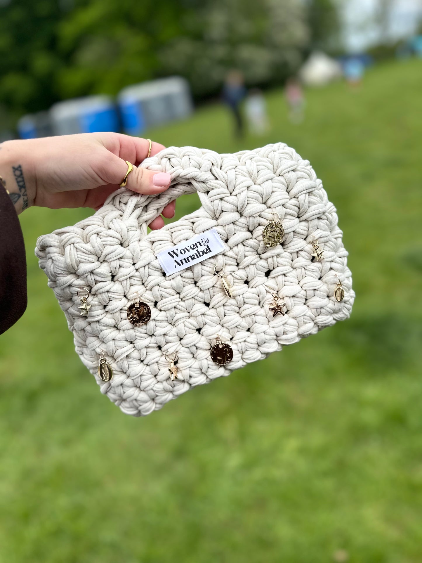 The Ivory Charm Bag