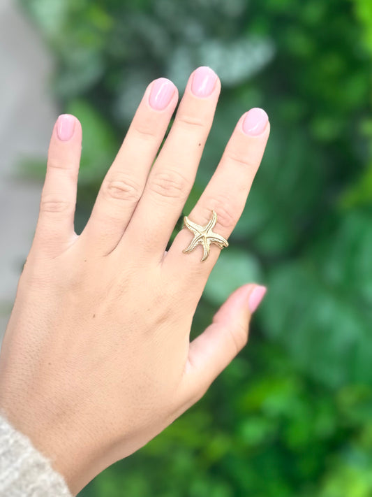 Sandy Star Ring