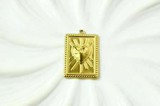 Gold Love Pendant