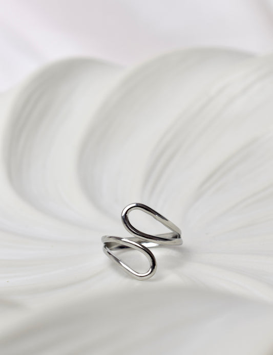 The Ripple Ring Silver