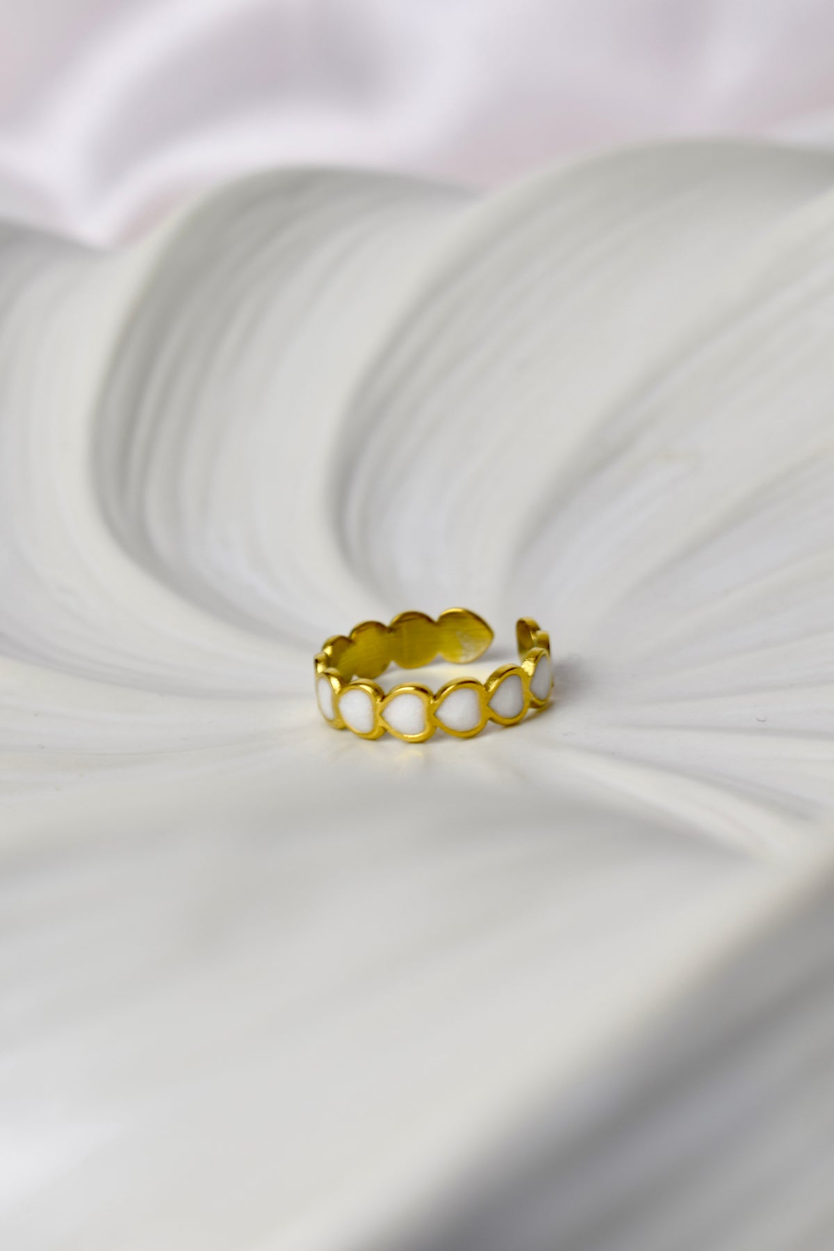 Lumi Heart Ring Gold