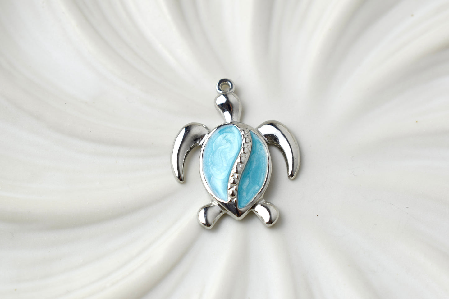Large Turtle Silver