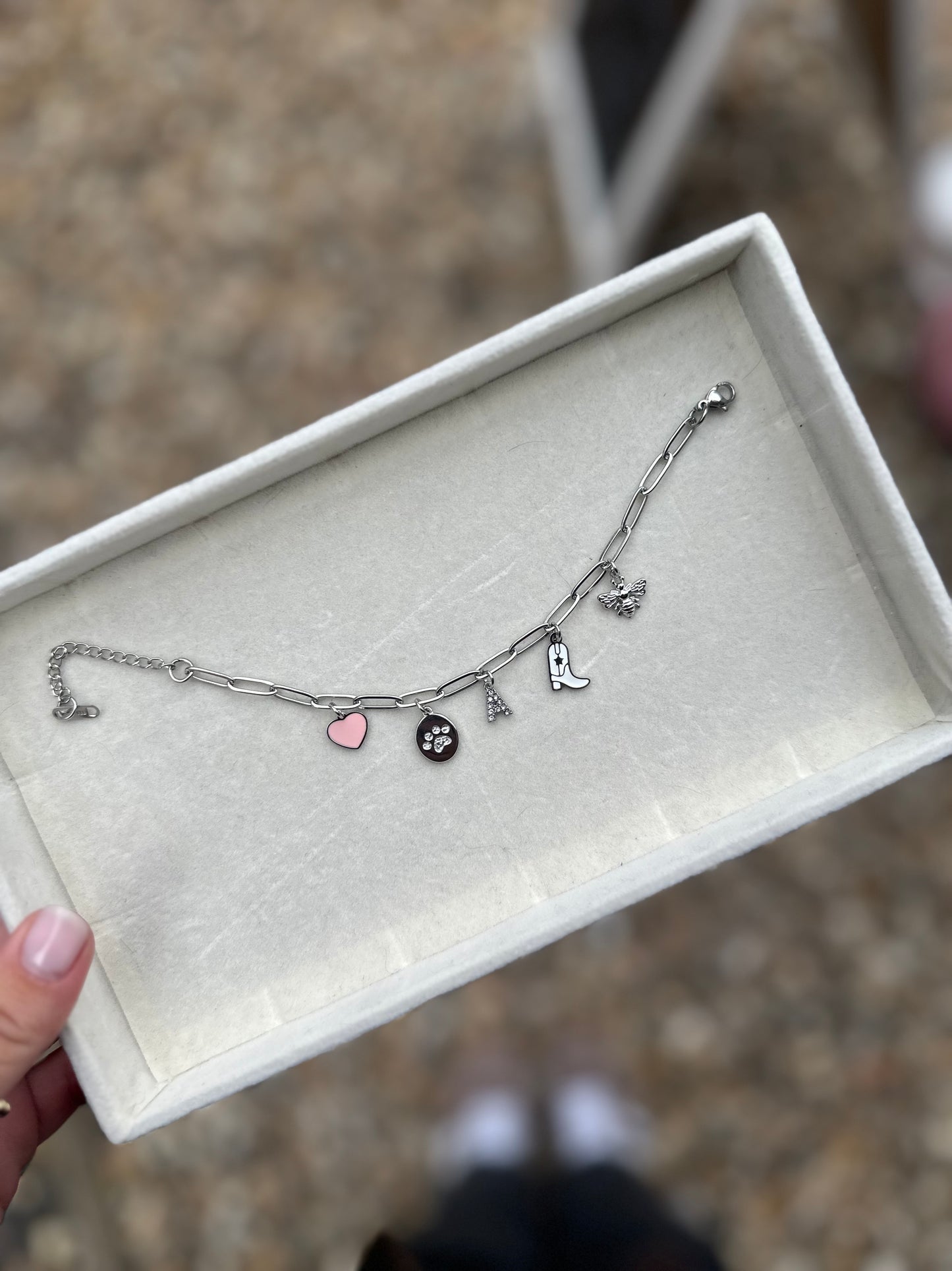 Medium Links Bracelet Chain Silver