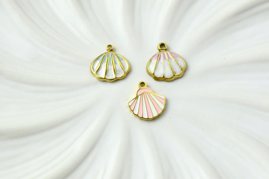 Small Coloured Shell gold