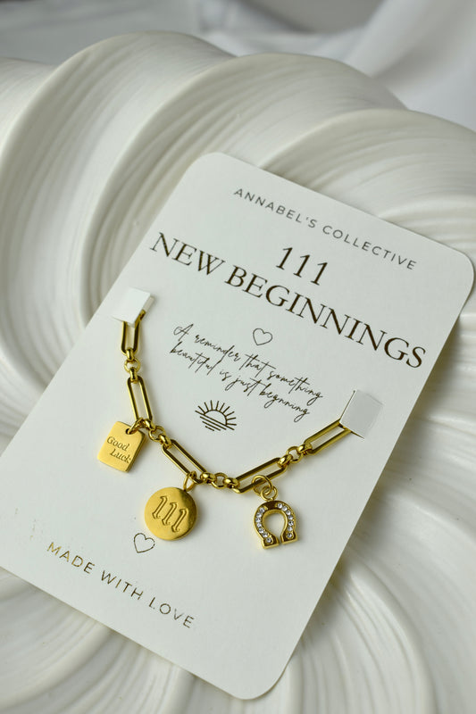 111 New Beginnings Bracelet | Meaningful Gift