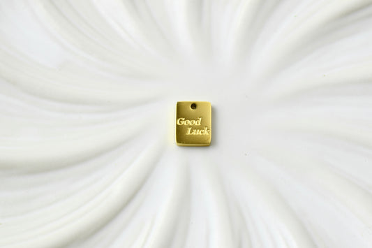 Gold Good Luck Charm