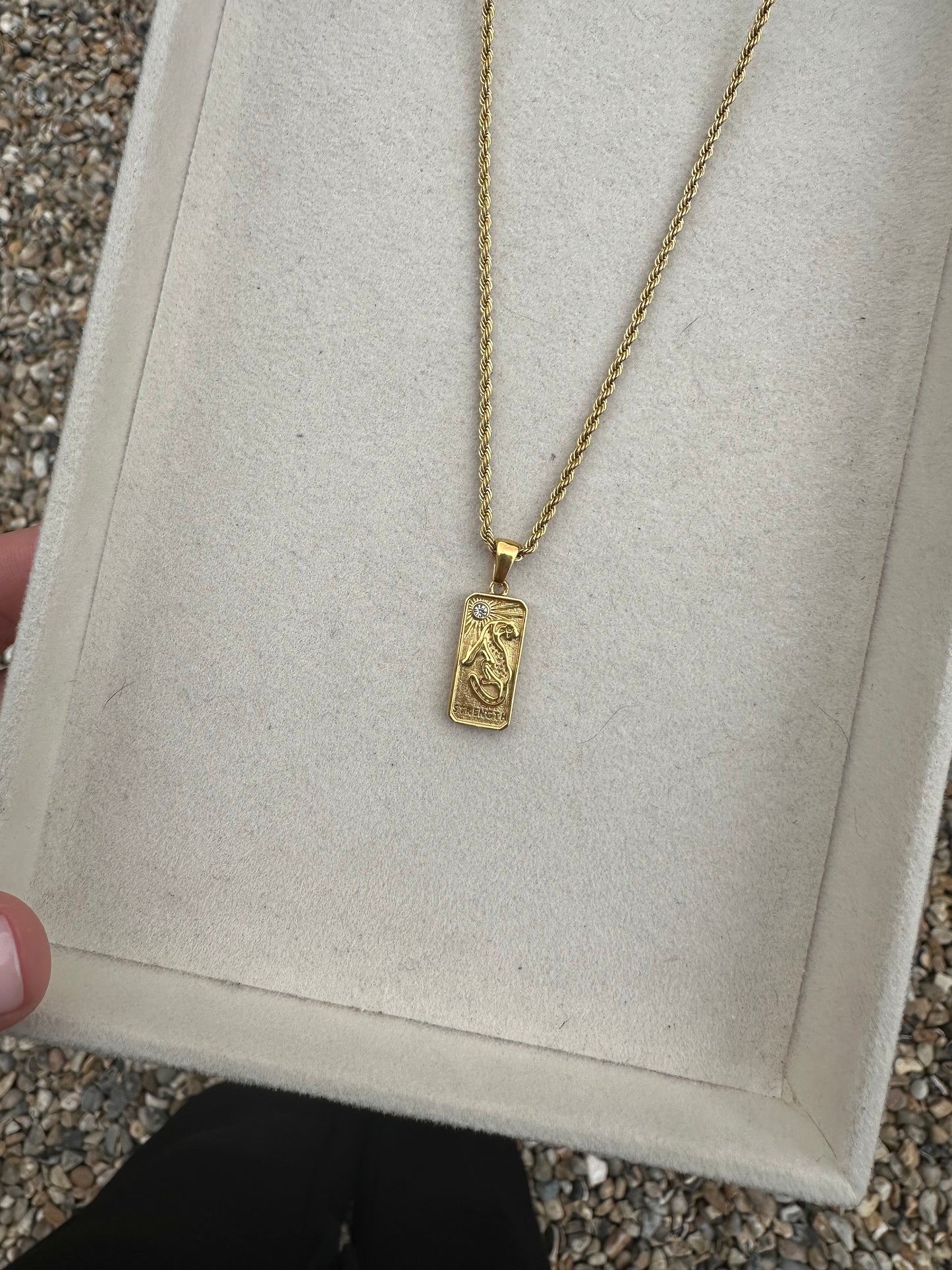 Strength Necklace Gold