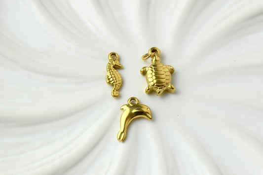 Small Sea Animals Gold