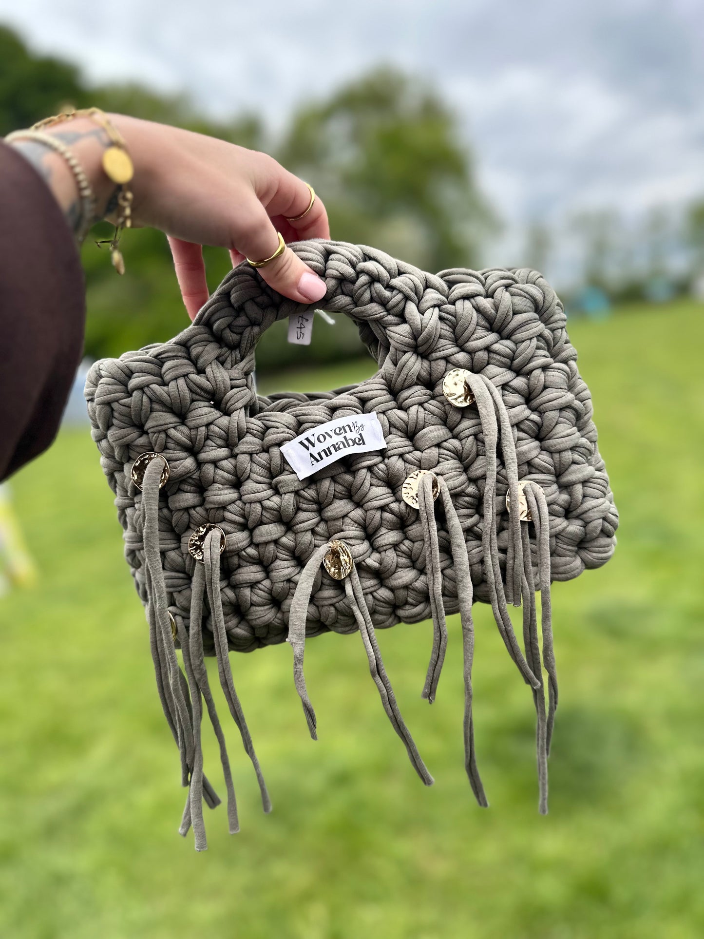 The Khaki Fringe Bag