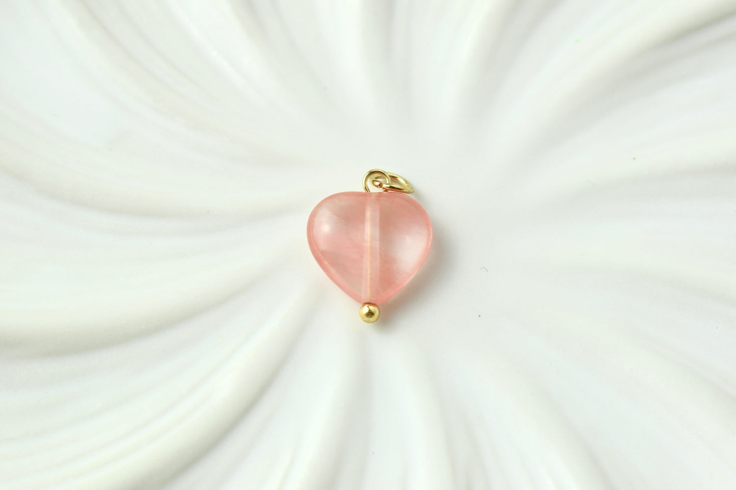 Glass Heart Gold