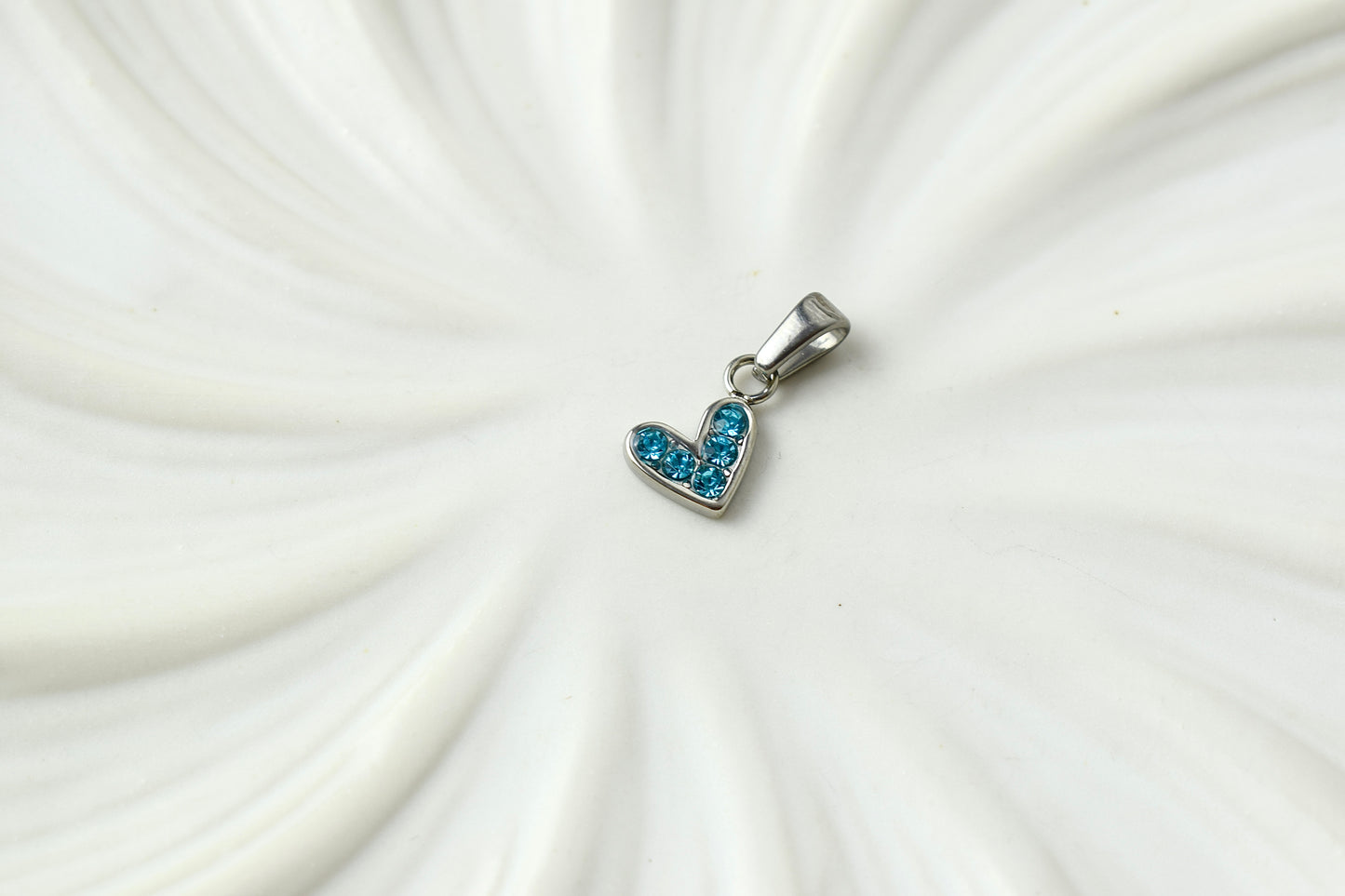 Silver Sparkle Heart