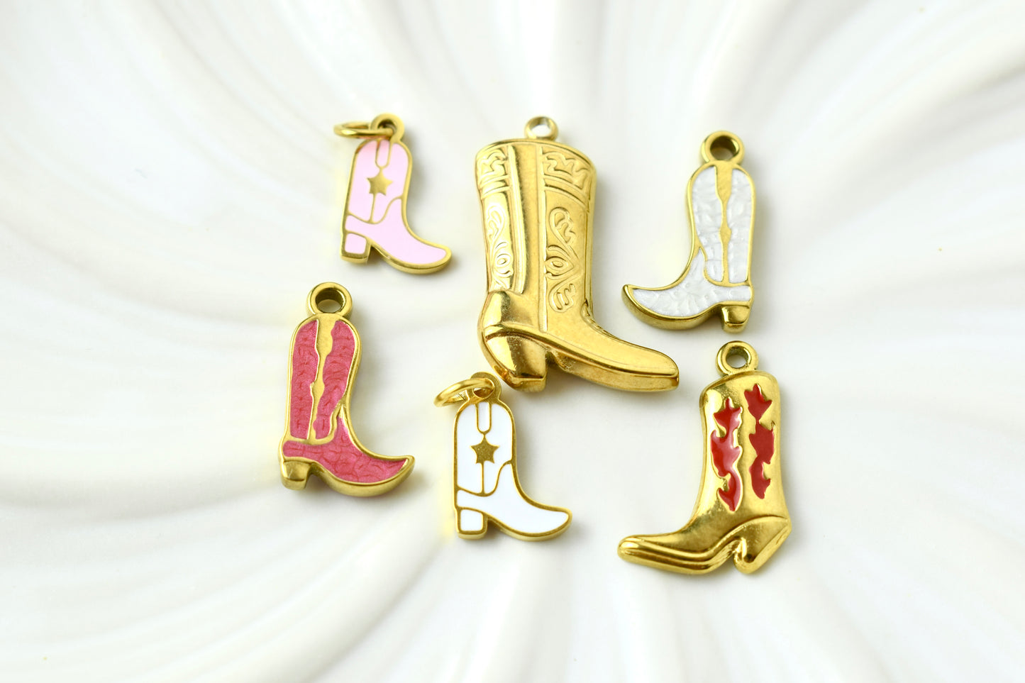 Cowboy Boot Gold