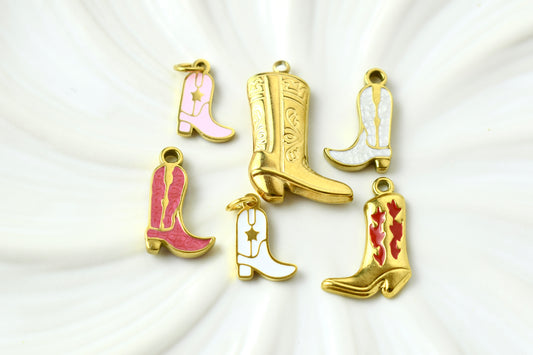 Cowboy Boot Gold