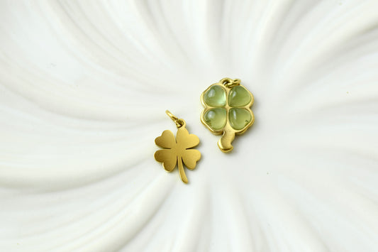 Gold Four Leaf Clover