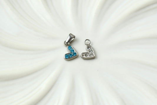 Silver Sparkle Heart