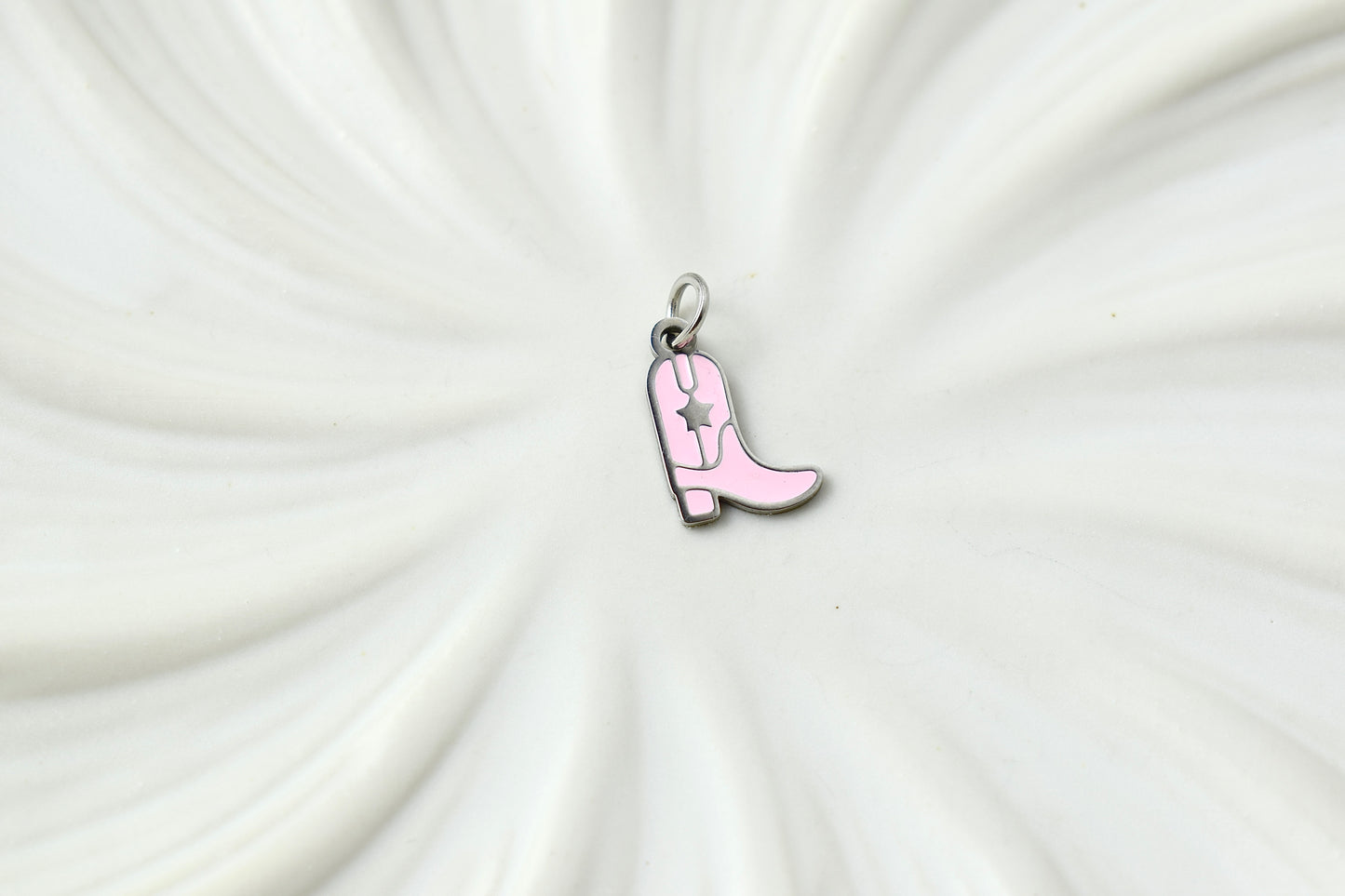 Cowboy Boot Silver
