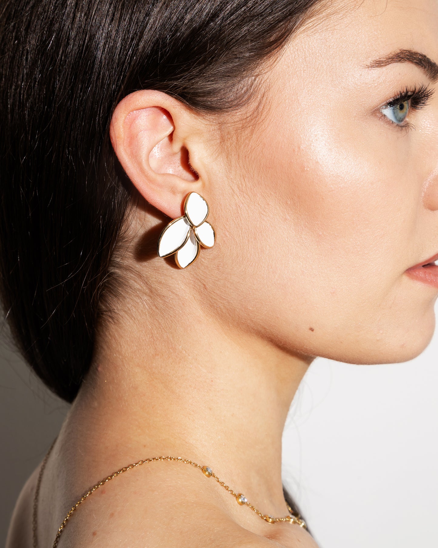 Ivory Bloom Earrings