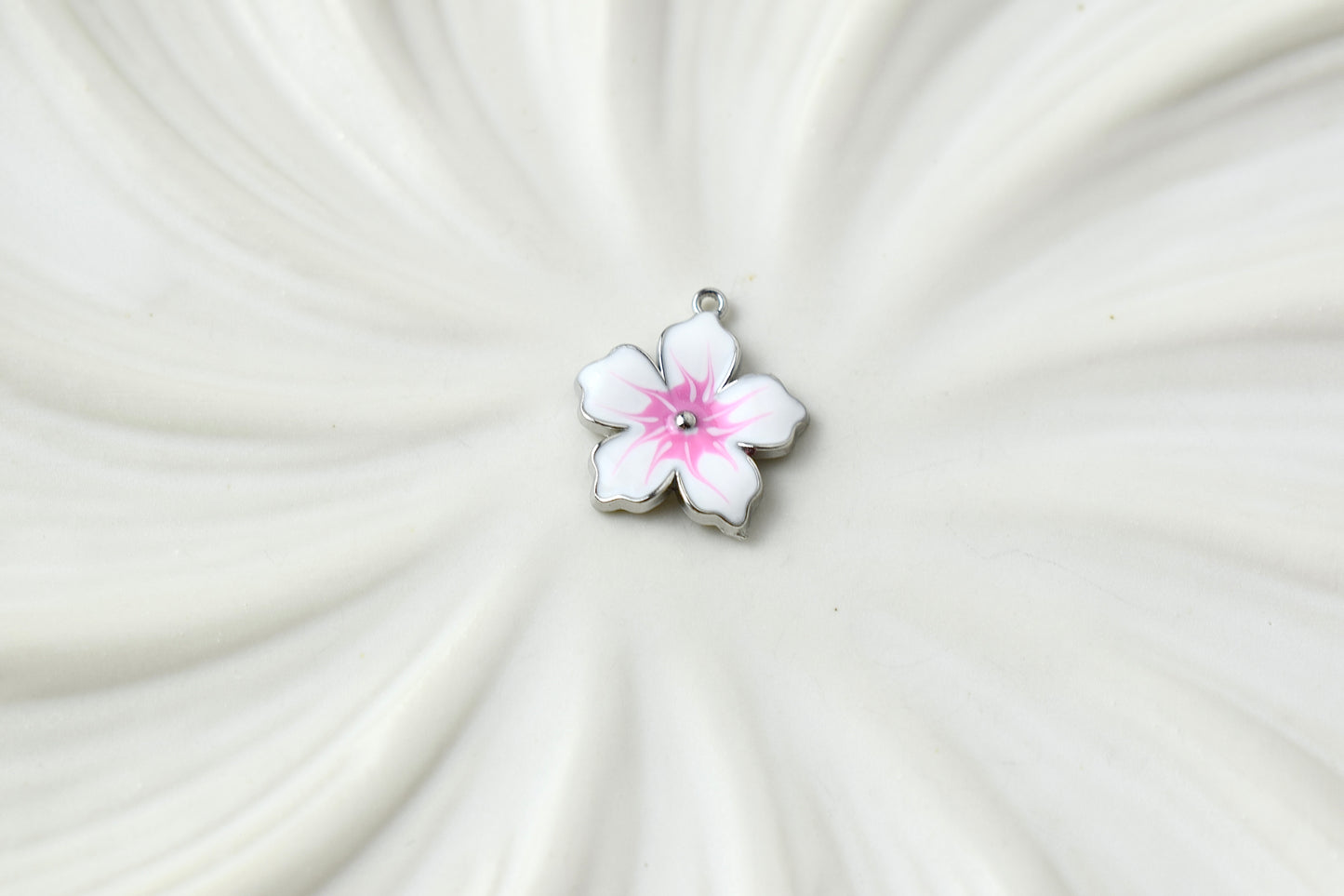 Flowers Coloured Silver