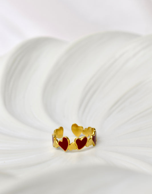 The Ruby Heart Ring