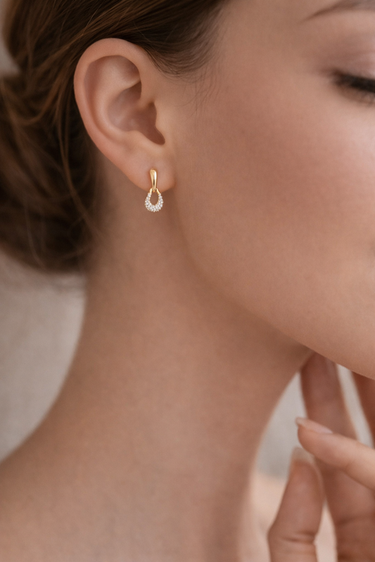 The Florence Earrings Gold